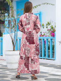 Stunning Multi-Color Digital Printed Cotton Top Palazzo Co-Ord Set - Zeel Clothing