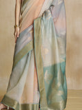 Stunning Multi Color Digital Printed Silk Festival Wear Saree With Blouse - Zeel Clothing