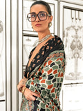 Stunning Multi-Color Printed Satin Casual Wear Saree With Blouse - Zeel Clothing