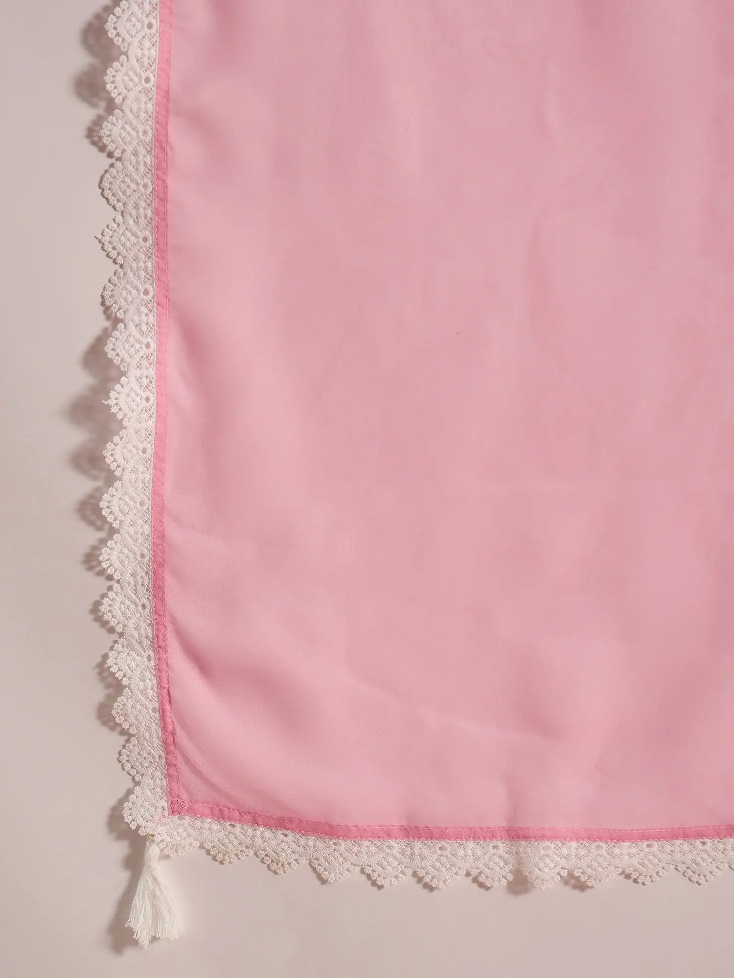Stunning Pink Embroidered Cotton Readymade Anarkali Suit Pant - Zeel Clothing