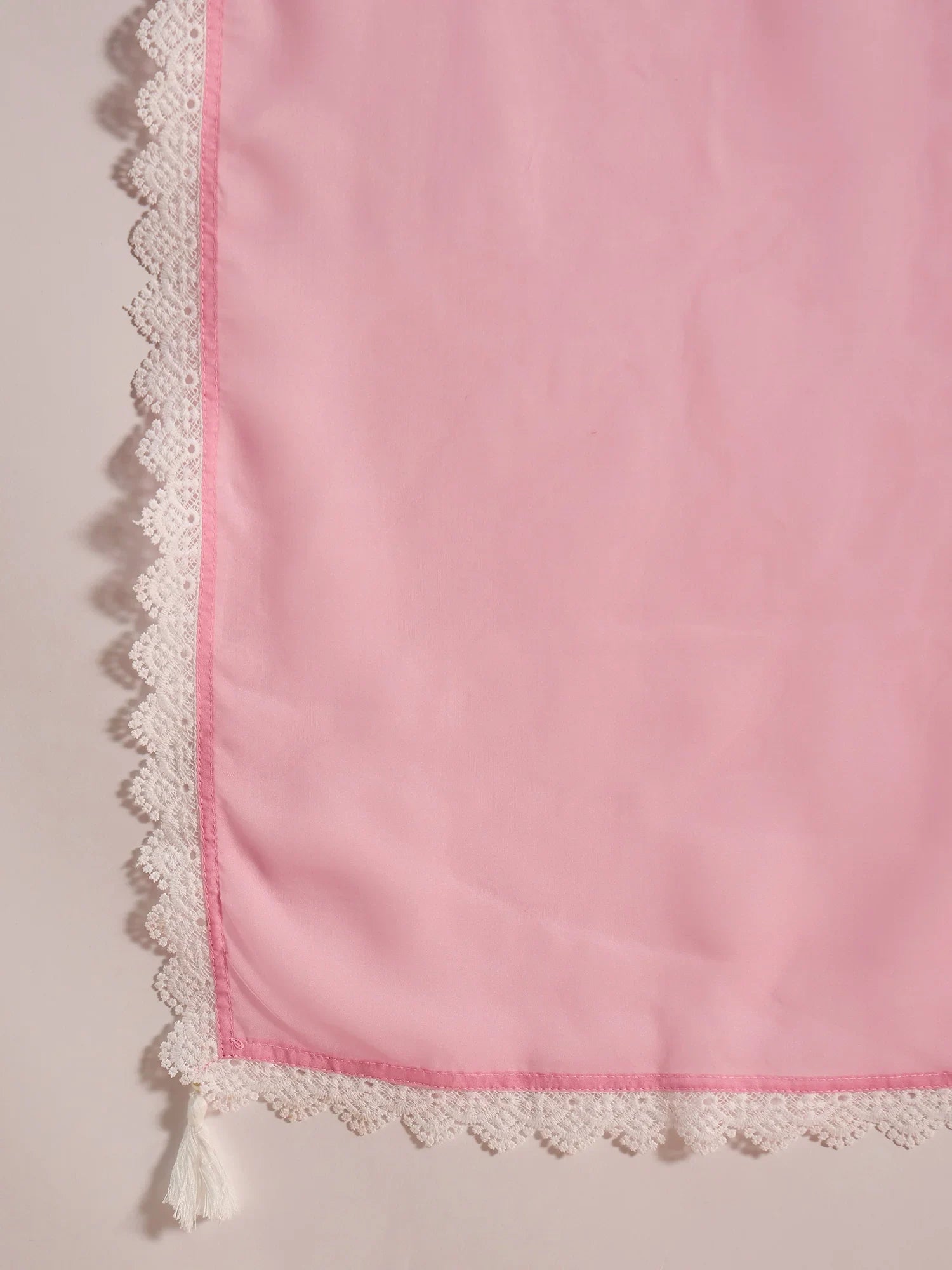 Stunning Pink Embroidered Cotton Readymade Anarkali Suit Pant - Zeel Clothing