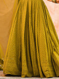 Stunning Yellow Sequins Work Georgette Haldi Wear Lehenga Choli - Zeel Clothing