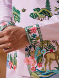 Stylish Lavender Embroidered Silk Men Engagement Wear Kurta Pant With Jacket