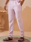 Stylish Lavender Embroidered Silk Men Engagement Wear Kurta Pant With Jacket
