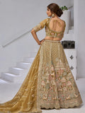 Superb Mehendi Green Heavy Embroidered Organza Lehenga Choli With Dupatta