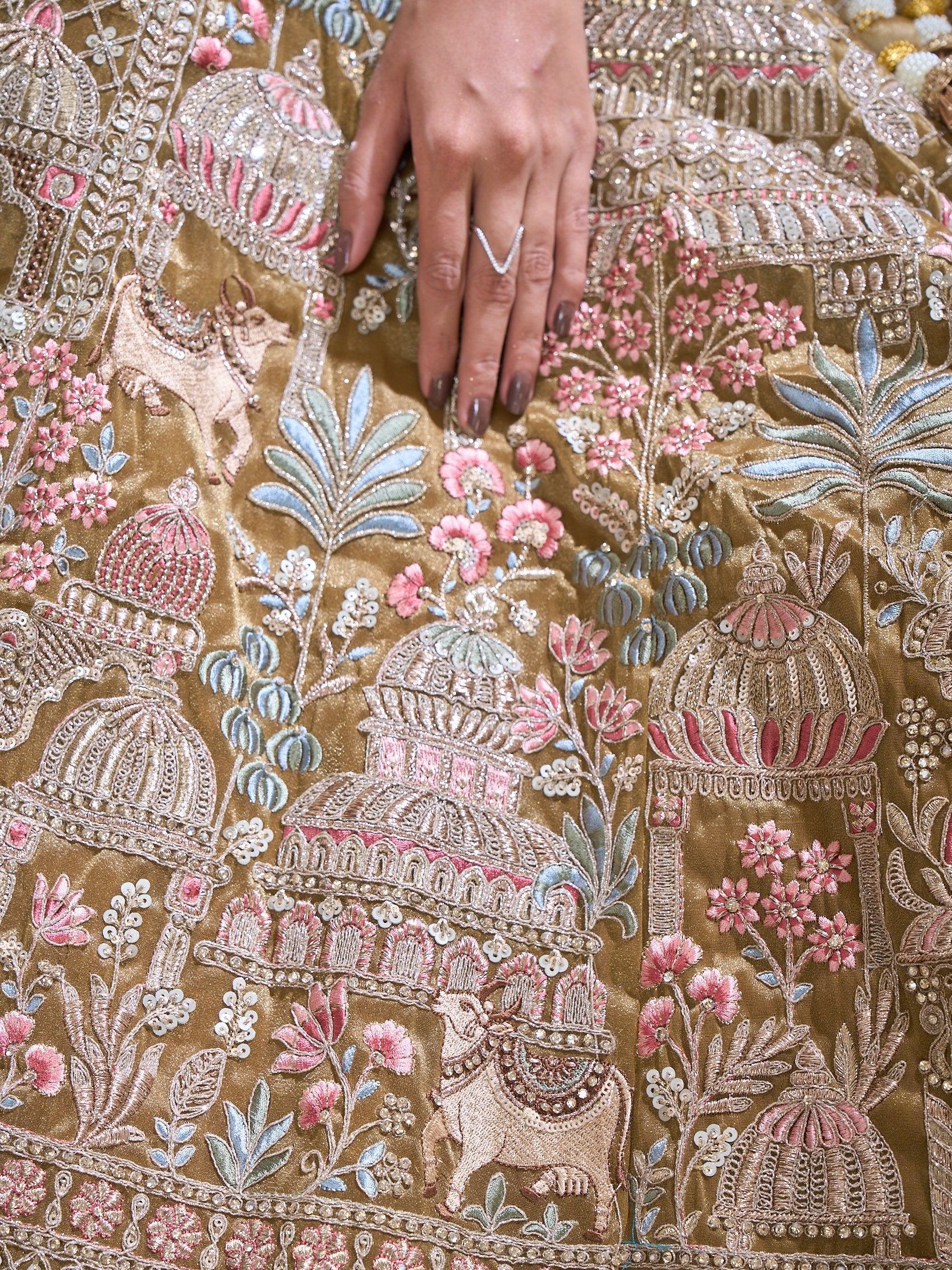 Superb Mehendi Green Heavy Embroidered Organza Lehenga Choli With Dupatta