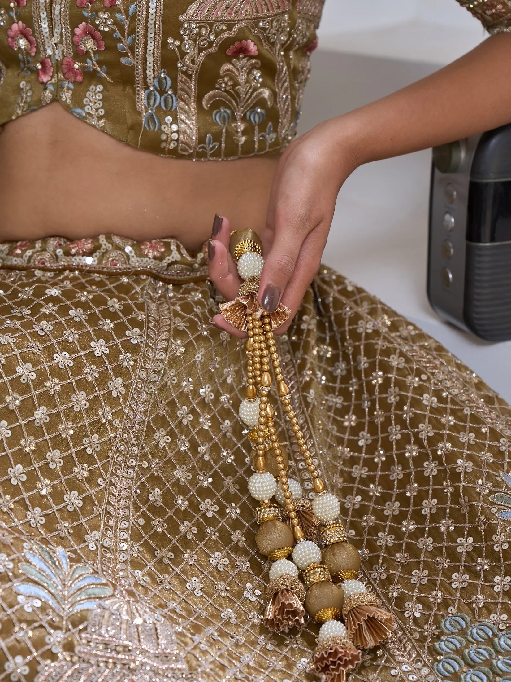 Superb Mehendi Green Heavy Embroidered Organza Lehenga Choli With Dupatta