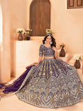 Superb Purple Sequins Work Net Wedding Wear Lehenga Choli With Dupatta