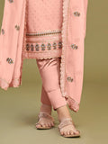 Sweet Baby Pink Multi-Thread Work Georgette Events Wear Salwar Kameez - Zeel Clothing
