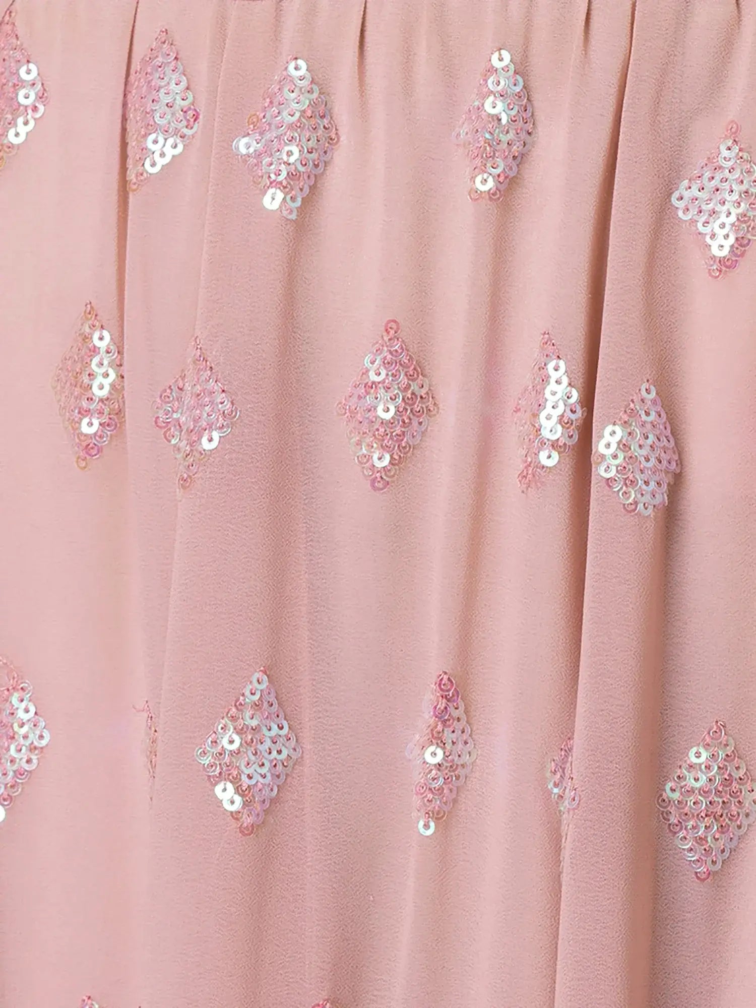 Sweet Pink Sequins Georgette Engagement Wear Lehenga Choli - Zeel Clothing