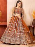 Trendy Brown Sequins Work Net Wedding Wear Lehenga Choli With Dupatta