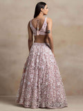 Wonderful Pink Sequins Net Party Wear Lehenga Choli With Dupatta - Zeel Clothing