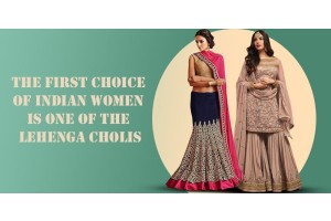 The first choice of indian women is one of the lehenga cholis