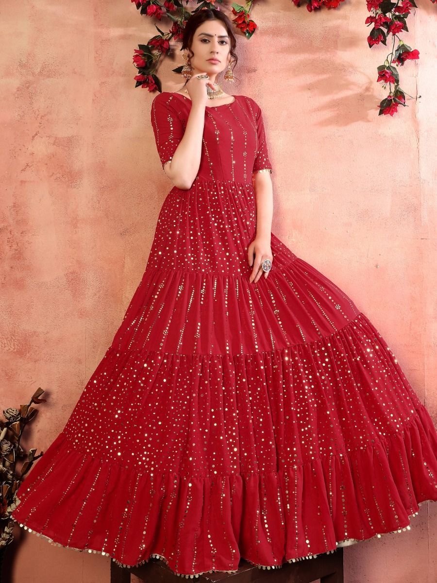 KAVYA G2 FOX GEORGETTE EMBROIDERY WORK NEW ELEGANT BEAUTIFUL FANCY  CHRISTMAS SPECIAL WINTER COLLECTION OF DESIGNER PARTY WEAR WEDDING  READYMADE FAB LOOK GOWN STYLE SUITS BEST QUALITY CATALOG SUPPLIER IN INDIA  MALAYSIA