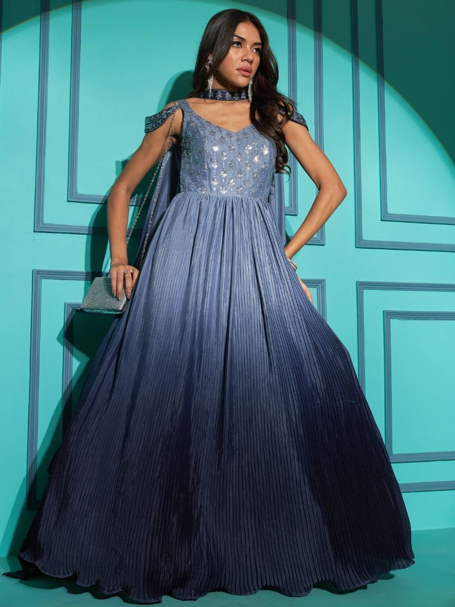 Indian Style Kids Prom Dress | Yellow Princess Ball Gown