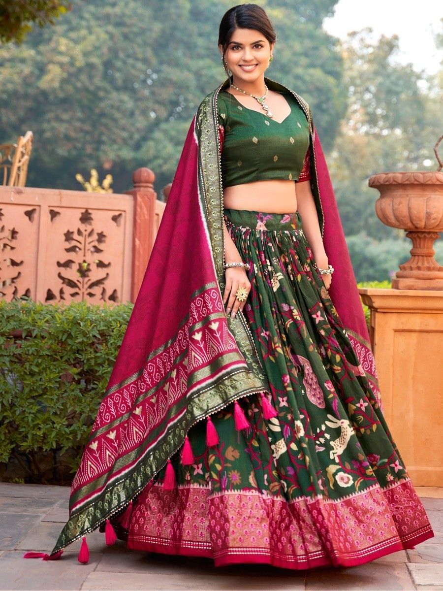 Buy Rose Florals Printed Designer Lehengas with Heavily Embroidered Blouse  Online from Designer Lehenga Choli for ₹3,299.00