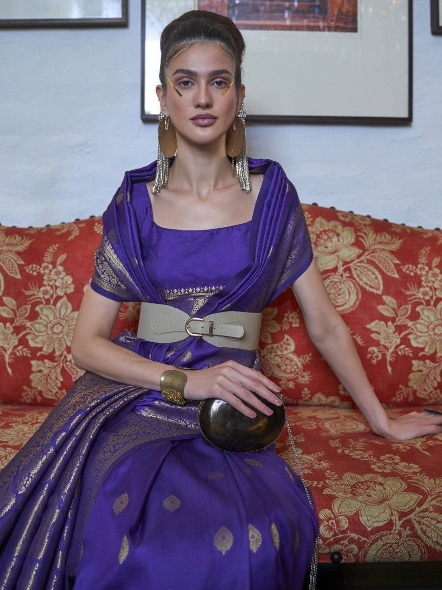 Convert Old Saree Into Long Gown Dress | DIY - YouTube