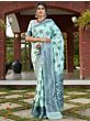 Outstanding Light Blue Weaving Banarasi Silk Festival Wear Saree