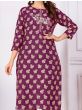 Lovely Wine Digital Printed Rayon Events Wear Readymade Pant Suit