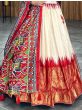 Spectacular Red Paithni Print Silk Festive Wear Lehenga Choli