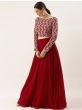 Wonderful Red Georgette Event Wear Lehenga With Embroidered Choli 
