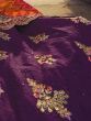 Marvelous Purple Embroidered Viscose Silk Sangit Wear Lehenga Choli 