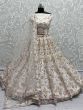 Fabulous Off-White Sequins Net Wedding Wear Lehenga Choli With Dupatta