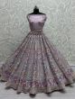 Awesome Lavender Sequins Net Engagement Wear Lehenga Choli