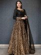 Beautiful Black Sequin Velvet Designer Lehenga Choli With Dupatta