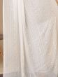Gorgeous White Sequins Georgette Traditional Saree With Blouse