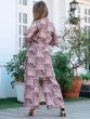 Appealing Multi-Color Digital Printed Cotton Top Palazzo Co-Ord Set