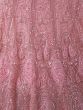 Enticing Pink Sequins Net Wedding Wear Lehenga Choli With Dupatta