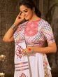 Charming White Thread Embroidered Cotton Navratri Lehenga Choli