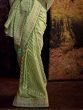 Gorgeous Sea Green Zari Work Silk Festival Wear Saree With Blouse 