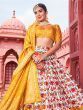 Attractive Yellow Patola Print Silk Wedding Wear Lehenga Choli