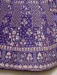 Wonderful Purple Sequins Georgette Lehenga Choli With Dupatta