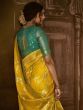 Enchanting Yellow Zari Woven Silk Festive Wear Saree With Blouse