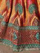 Pretty Multi-Color Zari Work Silk Jacquard Reception Wear Lehenga Choli
