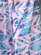 Satisfying Pink And Blue Digital Printed Satin Saree With Blouse