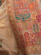 Alluring Beige Zari Weaving Silk Function Wear Saree With Blouse