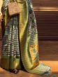 Lavish Green Handloom Weaving Organza Sangeet Wear Saree