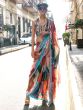 Astonishing Multi-Color Digital Printed Satin Casual Wear Saree