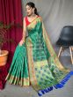 Fascinating Green Zari Weaving Patola Silk Saree With Blouse