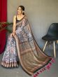 Spectacular Multi-Color Digital Printed Cotton Saree With Blouse