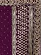 Tantalizing Purple Bandhani Printed Silk Traditional Saree With Blouse