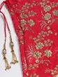 Hypnotic Red Colored Wedding Wear Embroidered Satin Lehenga Choli