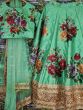 Gorgeous Green Colored Partywear Designer Embroidered Lehenga Choli
