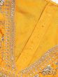 Hypnotic Yellow Colored Wedding Wear Embroidered Satin Lehenga Choli