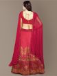 Sophisticated Red Colored Party wear Embroidered Lehenga Choli