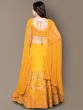 Sophisticated Yellow Colored Party wear Embroidered Lehenga Choli